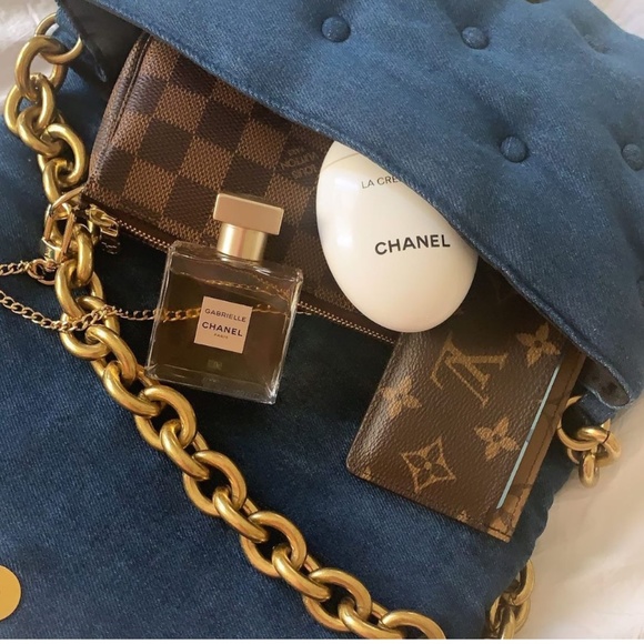 Zara Quilted Denim Shoulder Bag NWT - Picture 12 of 16